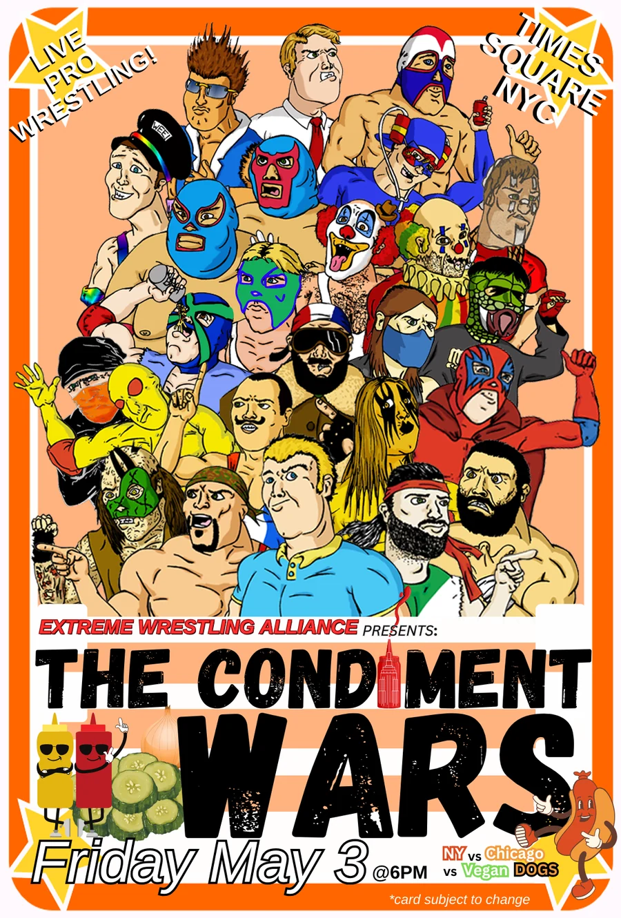 The EWA presents: Condiment Wars poster