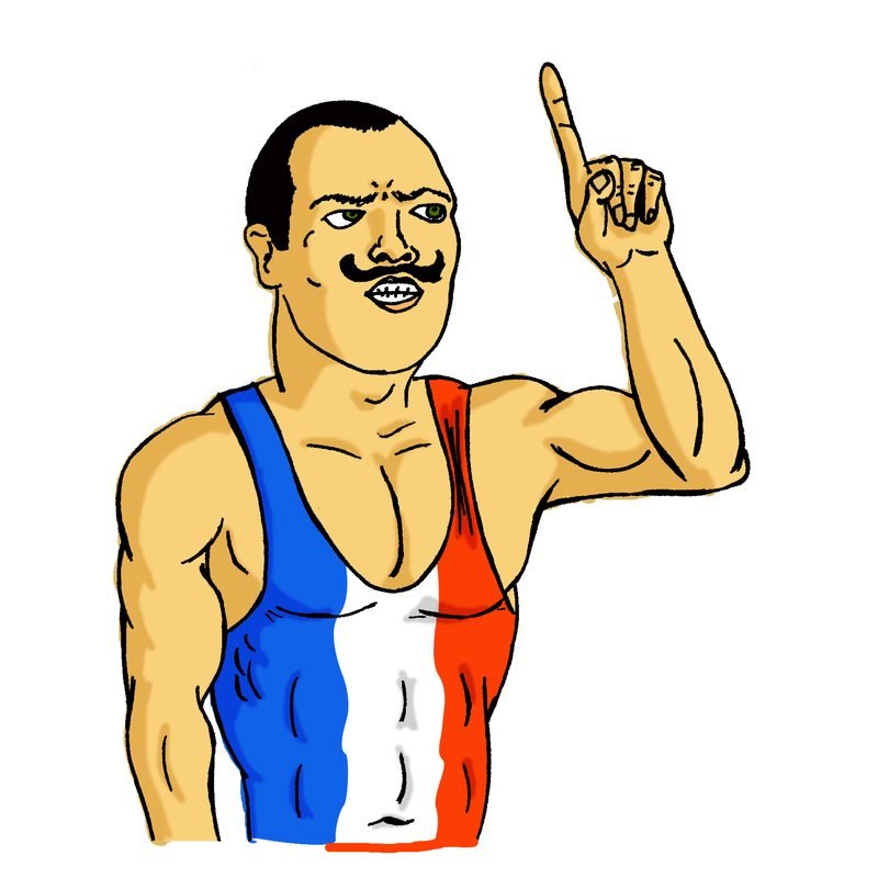 Caricature of The French Wonder